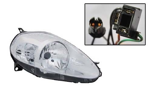 FAR SAĞ FIAT GRANDE PUNTO 04>10 ELEKTRİKLİ H4 KROM | OEM:51701594