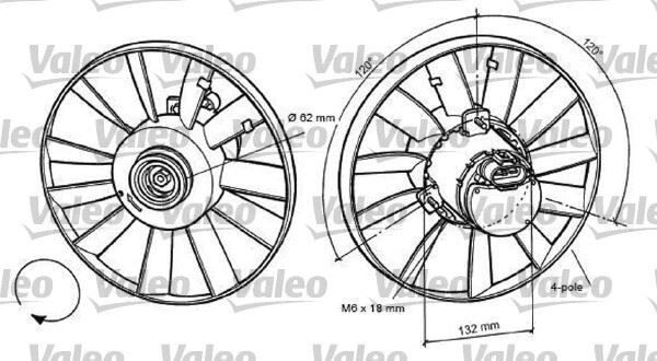 FAN MOTORU VW PASSAT 93>97 | OEM:3A0959455M