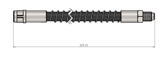 FREN HORTUMU ARKA MERCEDES W204 S204 C204 S212 C207 W220 X204 R230 | OEM:A2044201048