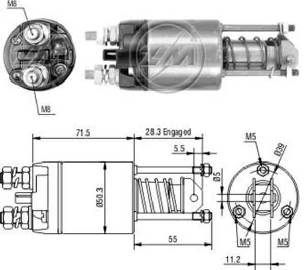12V DUCATI-FIAT 1.3D-RUGGERINI-SEAT 1.7D