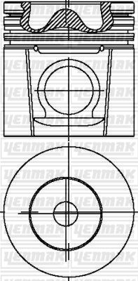 PISTON SEGMAN Q105.0MM STD -PERKINS-PERKINS 1100 SERIES