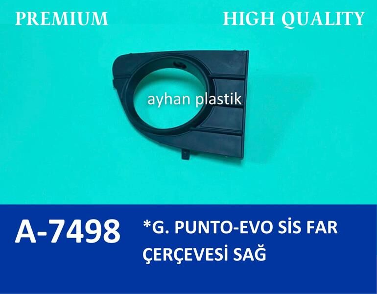 SİS FAR ÇERÇEVESİ KAPAĞI SİSLİ SAĞ GRANDE PUNTO-PUNTO EVO | OEM:735508824