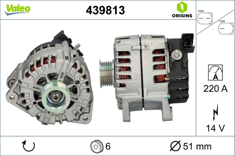 ALTERNATÖR DAIMLER A0009063705-A0009062922-A000906370580 | OEM:9062922-9063705-A00090629220080