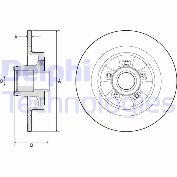 ARKA FREN AYNASI ADET RULMANLI-DELİKSİZ CLIO 06> 300x103.83x5 | OEM:8200736267-8200471520