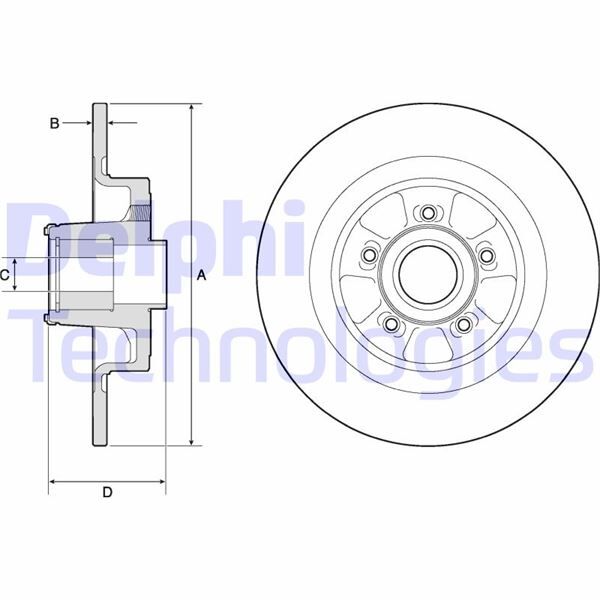 ARKA FREN AYNASI ADET RULMANLI-DELİKSİZ CLIO 06> 300x103.83x5 | OEM:8200736267-8200471520