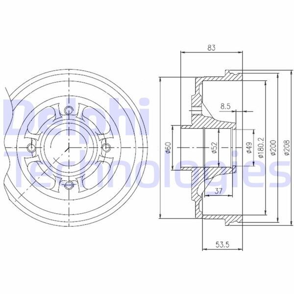 FREN KAMPANASI VE RULMAN ARKA RENAULT 5. 9. 11. 19. CLİO. CLİO VAN. TWİNGO 81>
