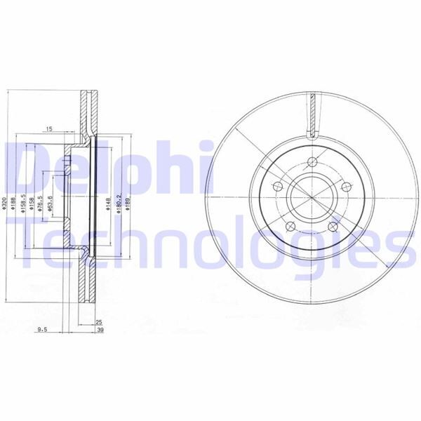 ON FREN AYNASI CONNECT 12 > FOCUS III 11>15 KUGA 12>14 VOLVO V40 T2-T3-T4-T5 C30 06>12 C70 II 07>12 S40 II 05>12 V50 04> | OEM:CV611125FA-CV611125GA-1829608
