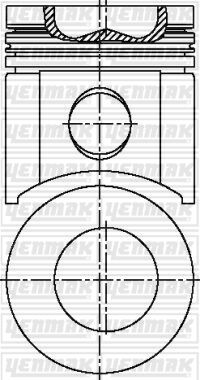 PISTON SEGMAN Q106.5MM STD -JOHN DEERE-3239 DLO 1