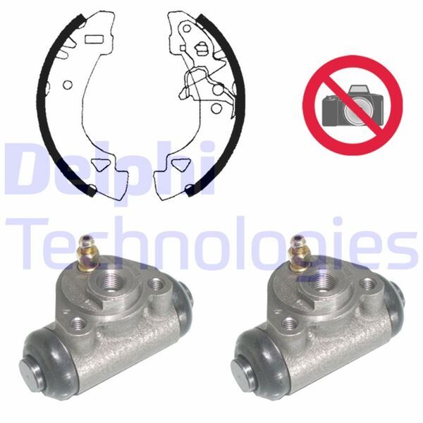 FREN PABUÇ KİTİ ARKA AUTOBIANCHI Y10; FIAT PANDA. UNO. UNO VAN; LANCIA Y10 09/92>