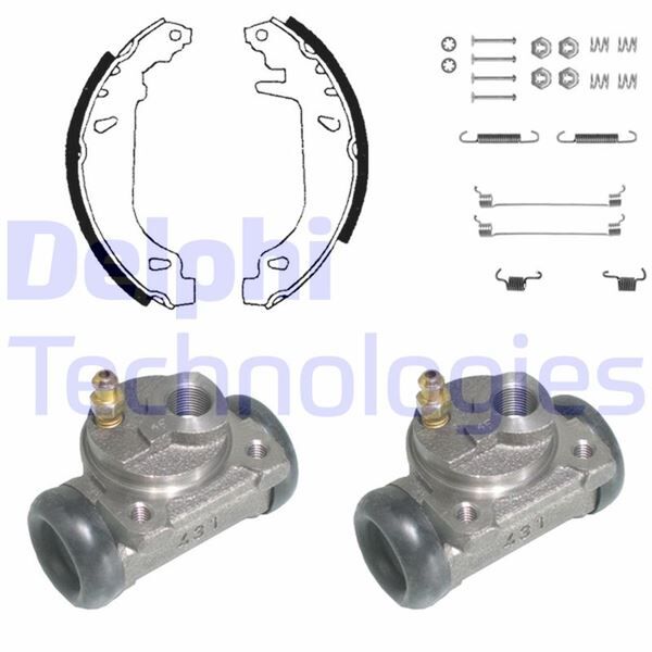 FREN PABUÇ KİTİ ARKA CITROEN ZX 03/91>06/92
