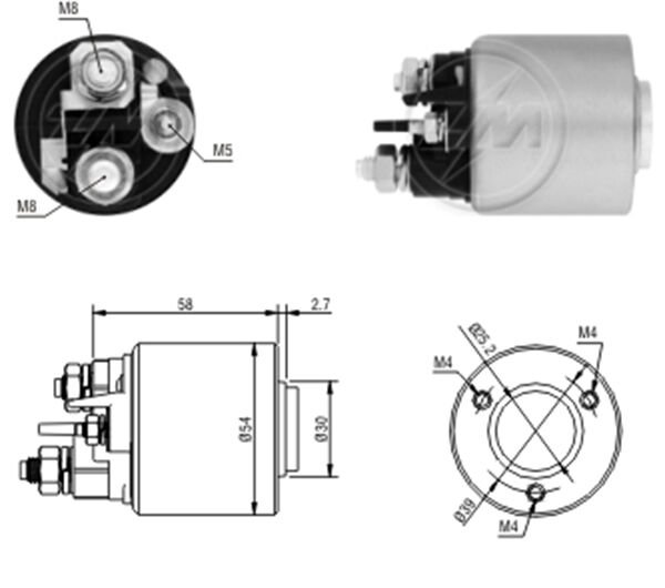 12V CITROEN BERLINGO-SAXO-ZX-PEUGEOT 106-306-405-PARTNER-RANCH