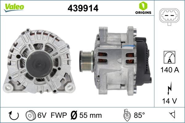 ALTERNATÖR 140A 14V FORD MONDEO IV 07>14 2.0 TDCI LAND ROVER FREELANDER 2 L359 LR2 2.2 06>12 | OEM:AG9T10300DB-1455494-LR007088