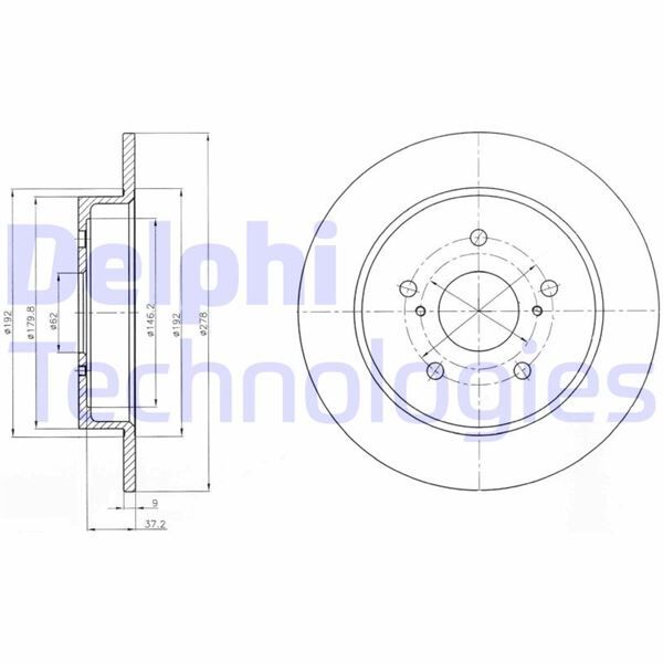 FREN DİSKİ ÇİFTLİ PAKET . DELİKSİZ ARKA FIAT // SUZUKI; SEDICI // SWIFT. SX4 02/2005 > | OEM:5561155L01-5561180J01-5561180J10