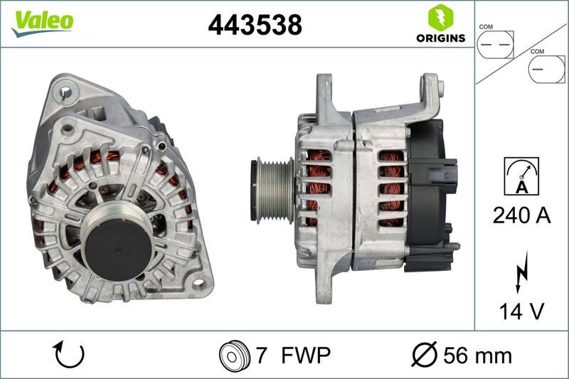 ALTERNATÖR IVECO DAILY | OEM:5802305473