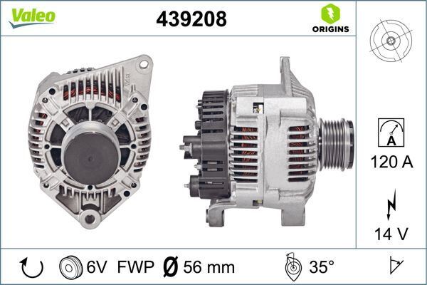 ALTERNATÖR RENAULT | OEM:8200121413-7700106501-7700422143