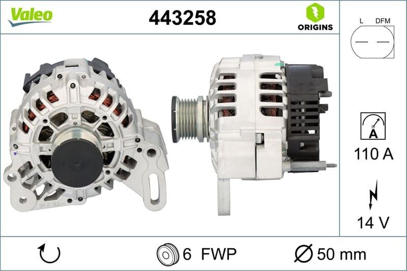 ALTERNATÖR SEAT CORDOBA-IBİZA-SKODA FABİA-VOLKSWAGEN POLO | OEM:045903023H-045903023HX