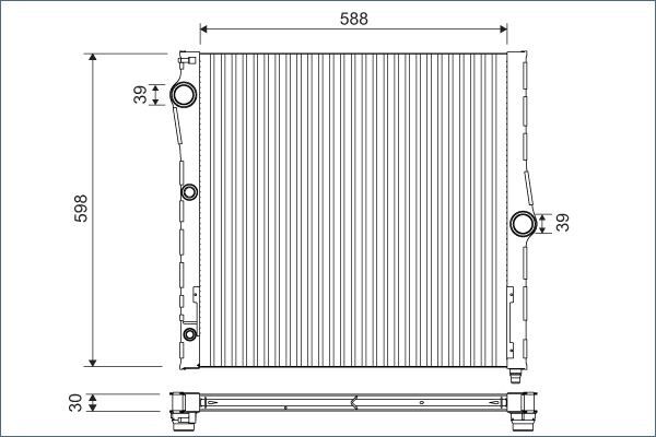 RADYATÖR BMW X6 | OEM:17117576272