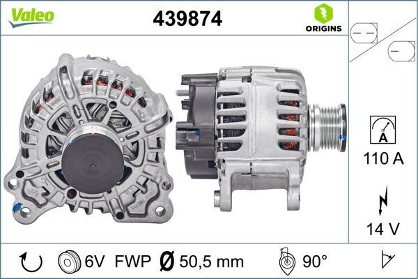 ALTERNATÖR VW GROUP | OEM:03L903023J-03L903023S-03L903023JX