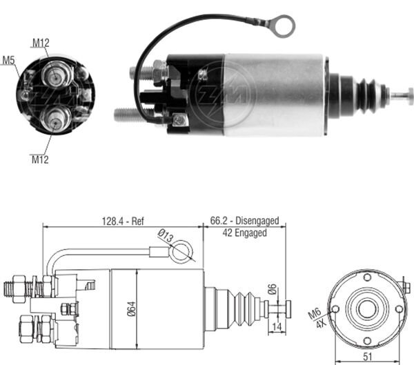 12V 39MT CATERPILLAR-CUMMINS-MERCEDES KULAKSIZ | OEM:M373X10581
