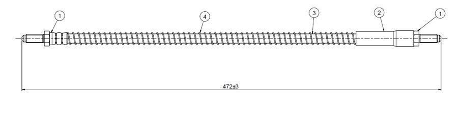 FREN HORTUMU ön Range Rover 70-81 | OEM:NRC2209
