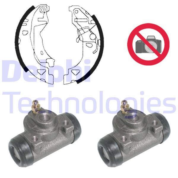 FREN PABUÇ KİTİ ARKA FIAT PUNTO. PUNTO VAN / LANCIA YPSİLON 07/93>09/03