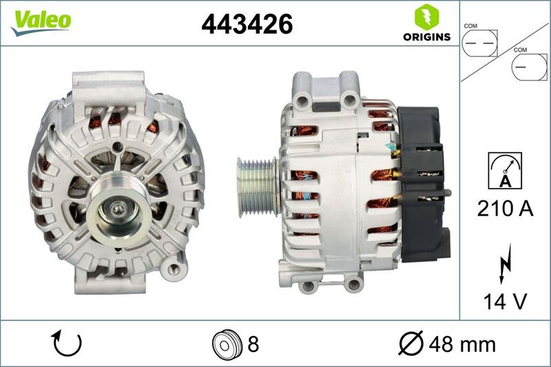 ALTERNATÖR BMW GROUP TG23C043 AMQ | OEM:12317591529-12317591530-931779