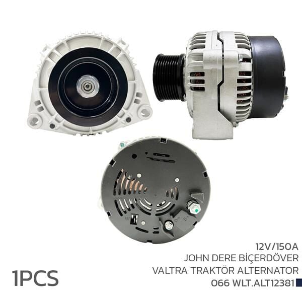 ALTERNATÖR SARJ DİNAMOSU 12V 150A JONH DERE BİÇERDÖVER VALTRA TRAKTÖR | OEM:BF6M1013FC