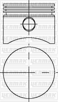 PISTON SEGMAN Q78.0MM STD -RENAULT TRUCK-RENAULT TRUCK