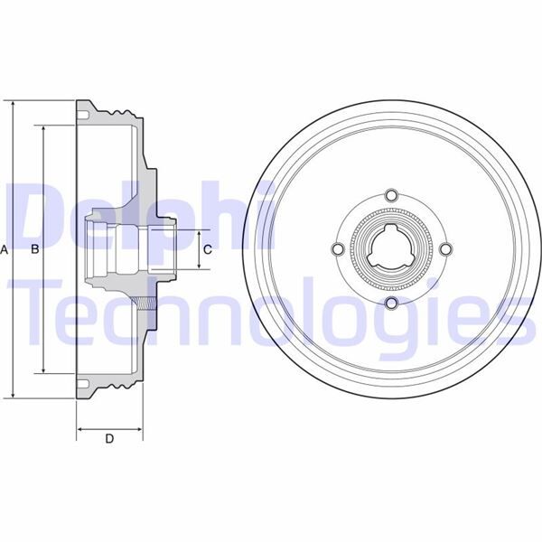 FREN KAMPANASI ARKA SEAT INCA. VW CADDY >04