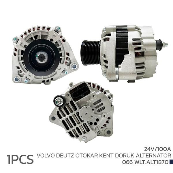 ALTERNATÖR SARJ DİNAMOSU 24V 100A VOLVO DEUTZ OTOKAR KENT DORUK | OEM:1182764