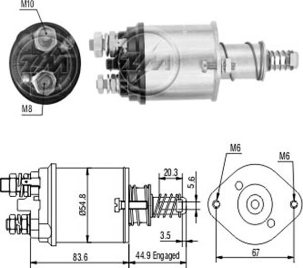 12V VOLVO 160-240-340-343-345