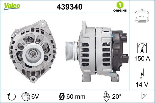ALTERNATÖR PSA | OEM:5705-AE-5702A8