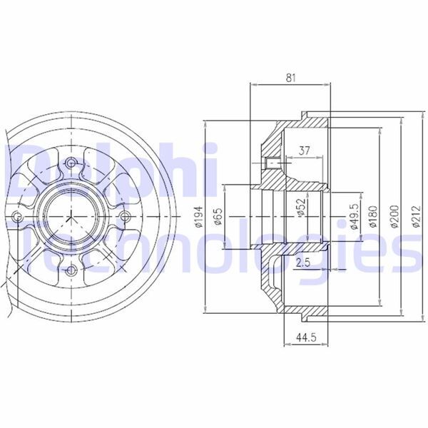 FREN KAMPANASI VE RULMAN ARKA CITROEN XSARA. ZX / PEUGEOT 306. 306 VAN. 309 90>