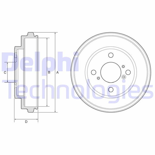 Arka FREN KAMPANASI SUBARU-SUZUKISUBARU Justy-SUZUKI Ignis | OEM:4351186G10