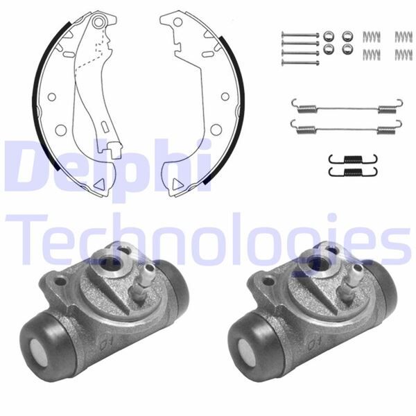 FREN PABUÇ KİTİ ARKA FIAT DOBLO. DOBLO CARGO 03/01>