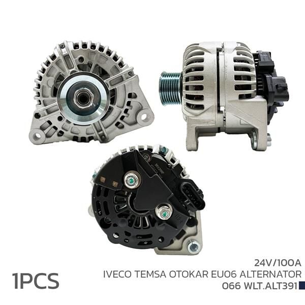ALTERNATÖR SARJ DİNAMOSU 24V 100A IVECO TEMSA OTOKAR EUO6 | OEM:1986A00966