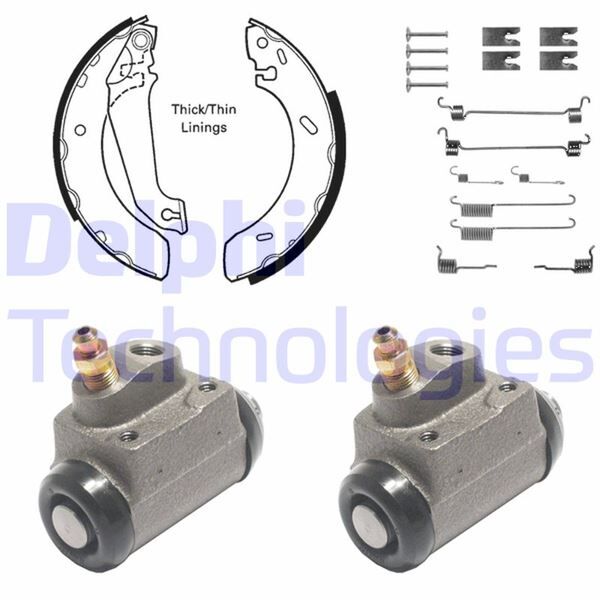 FREN PABUÇ KİTİ ARKA FORD ESCORT 01/95>