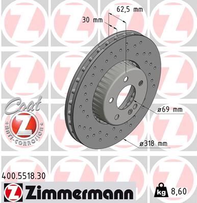 FREN DISKI ON MERCEDES C-CLASS W205 S205 C205 A205 | OEM:A0004212112