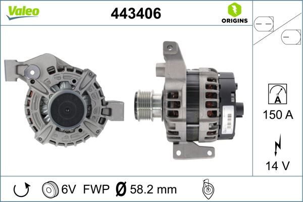 ALTERNATÖR FORD S-Max | OEM:121615032-121615132-125711045