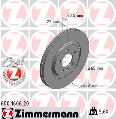 ÖN FREN AYNASI HAVALI GOLF III 1.6 2.0 GTI 91/8.97 PASSAT1.9 3.96/5.97 TOLEDO 2.0 <<99 280mm 986478542-DF2619 | OEM:1H0615301A