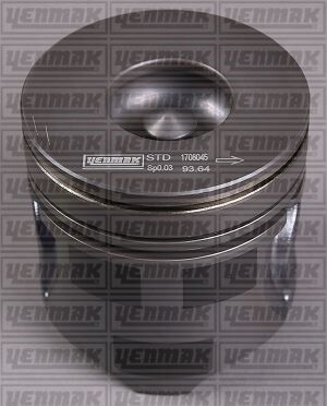 x MOTOR PİSTON SEGMAN STD TRANSİT T12 2.5DI TURBO 76PS 91>01 93.67mm | OEM:974F6K105CBA-8770893