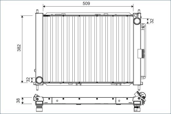 SOĞUTMA MOÜLÜ RENAULT TWINGO II | OEM:8200369308
