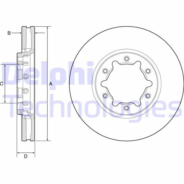 FREN DİSKİ TEKLİ PAKET . DELİKLİ ÖN NISSAN PATROL 03/2000 > | OEM:40206VC200