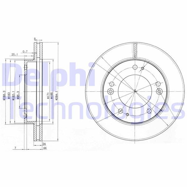 FREN DİSKİ ÇİFTLİ PAKET . DELİKLİ ÖN KIA RETONA. SPORTAGE 08/1994 > 1998 | OEM:0K011325XC-0K01133251C-0K01133251D