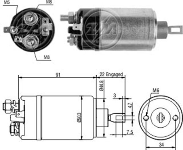 12V FORD-OPEL ESKI MODEL INCE GOVDE CBS-B767