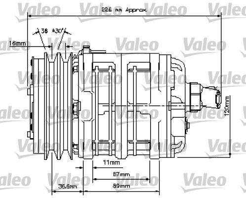 UNİVERSAL KOMPRESÖR TM13 8GR 24V | OEM:40430025-92010233