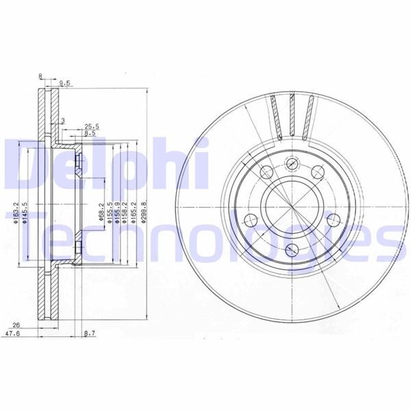 FREN DİSKİ ÇİFTLİ PAKET . DELİKLİ ÖN FORD // SEAT // VW; GALAXY // ALHAMBRA // SHARAN. TRANSPORTER 05/1996 > | OEM:1141782-7D0615301-7D0615301B