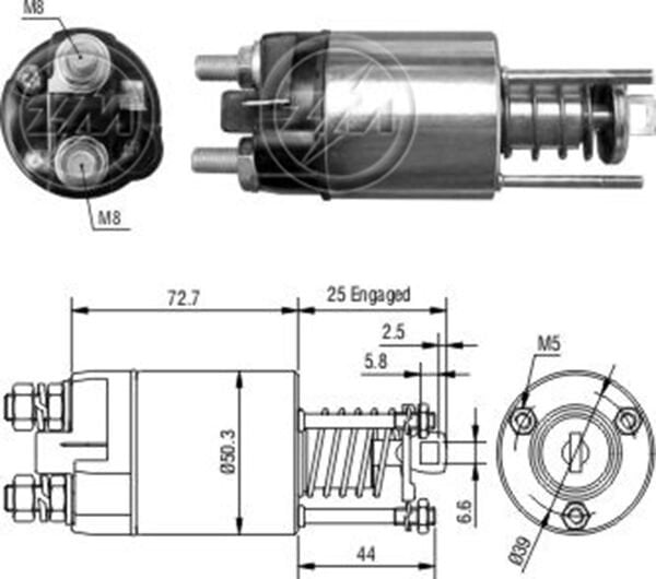 12V AUTOBIANCHI Y10-FIAT PANDA-TIPO-UNO-LANCIA Y10-LAND ROVER 800