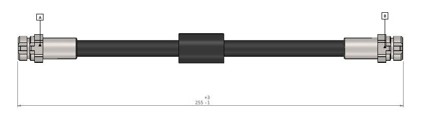 FREN HORTUMU arka Touran 03-10 | OEM:1T0611775-1T0611775A