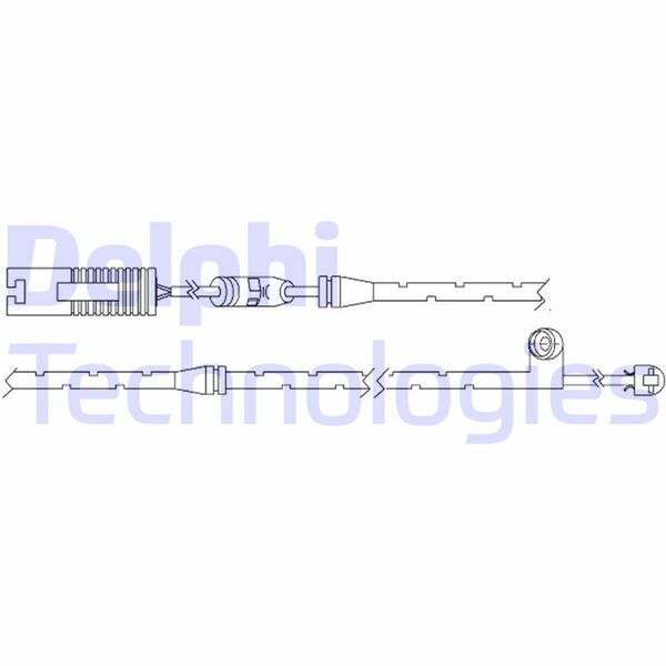 FREN İKAZ KABLOSU ÖN BMW X3 E83 3.0SD. 3.0D 35D 01/04>